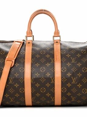 Louis Vuitton Brown Monogram Keepall 45